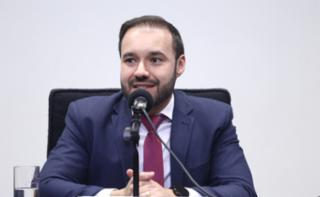 Cerimônia de abertura do Mês do Servidor. Diretor-Geral da Câmara dos Deputados, Guilherme Barbosa Brandão