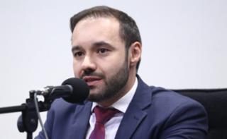 Cerimônia de abertura do Mês do Servidor. Diretor-Geral da Câmara dos Deputados, Guilherme Barbosa Brandão