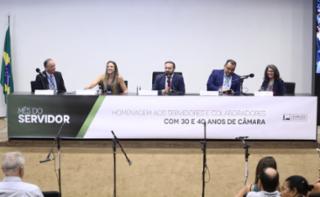 Cerimônia de abertura do Mês do Servidor.