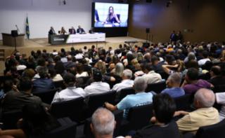 Cerimônia de abertura do Mês do Servidor.