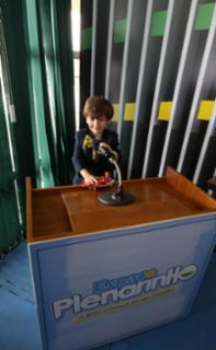 Oficina de Ilustração do Plenarinho. Salão Negro. Participante, José Jota.