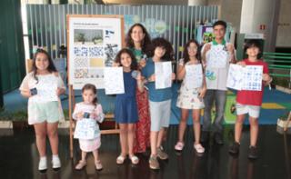 Oficina Dentro do Quadradinho - Criando com os painéis de Athos Bulcão com o Plenarinho.