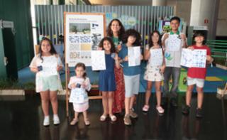 Visita guiada para crianças.