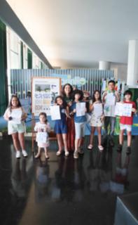 Visita guiada para crianças.