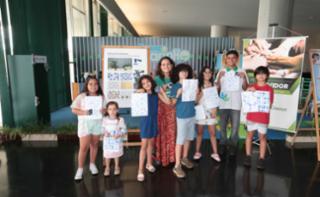 Visita guiada para crianças.