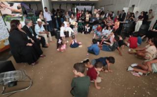 Visita guiada para crianças.