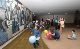 Visita guiada para crianças.