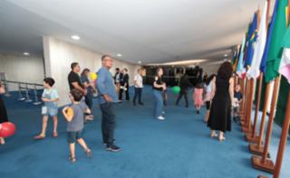 Visita guiada para crianças.