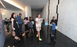 Visita guiada para crianças.