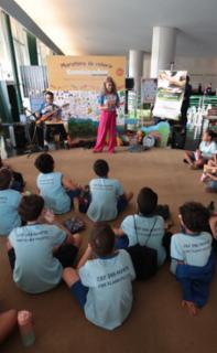 Contação de história baseada no livro “Uiraçu - Em busca das lendas perdidas”