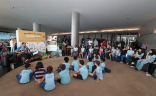 Contação de história baseada no livro “Uiraçu - Em busca das lendas perdidas”