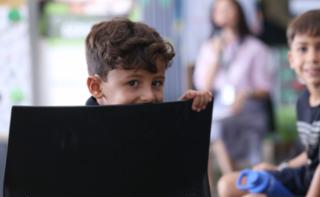 Espaço Kids. Salão Negro. Participante, Luca Ribeiro de Castro