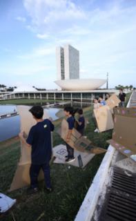 Escorrega no Gramado - Gramado do Congresso.