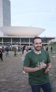 Escorrega no Gramado - Gramado do Congresso. Diretor-Geral da Câmara dos Deputados, Guilherme Barbosa Brandão