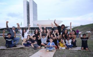 Escorrega no Gramado - Gramado do Congresso.