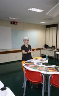 Oficina de Caixinhas. Servidora, Raquel Flores.