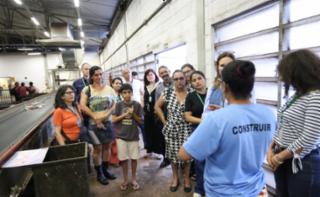 Visita à Cooperativa de Catadores "Construir".