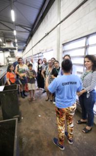 Visita à Cooperativa de Catadores "Construir".