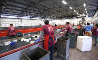 Visita à Cooperativa de Catadores "Construir".