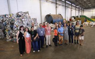 Visita à Cooperativa de Catadores "Construir".