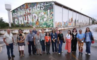 Visita à Cooperativa de Catadores "Construir".
