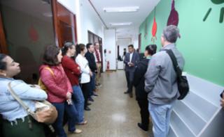 Visita à ONG “Programando o Futuro”, parceira responsável por receber os computadores descartados.