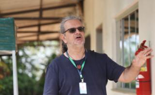 Viveiro aberto e Sarau. Chefe de gestão de áreas verdes, Paulo Barreiras.