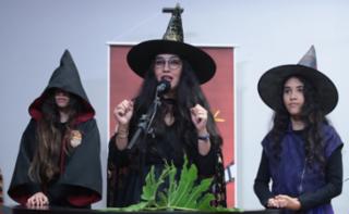 Sexta Cultural 2025. Participante, Rafaela Aguiar Laurindo. Servidora, Viviane Aguiar. Participante, Eva Aguiar Laurindo.