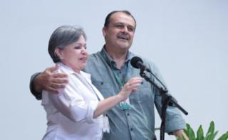 Sexta Cultural 2025. Servidora, Zezé Garcia. Diretor-executivo de Comunicação e Mídias Digitais, Cláudio Araújo.