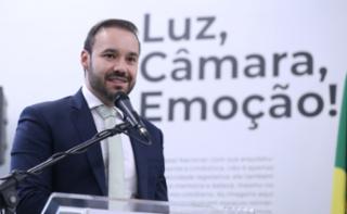 Cerimônia de Premiação do Concurso “Luz, Câmara, Emoção” e Lançamento de Fotolivro de mesmo título. Diretor-Geral da Câmara dos Deputados, Guilherme Barbosa Brandão.