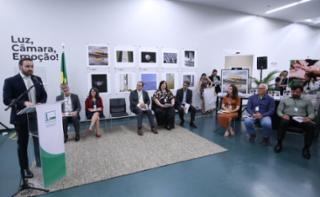 Cerimônia de Premiação do Concurso “Luz, Câmara, Emoção” e Lançamento de Fotolivro de mesmo título. Diretor-Geral da Câmara dos Deputados, Guilherme Barbosa Brandão.