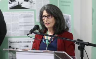 Abertura da Exposição Servidores Constituintes. Servidora, Raquel Henkin.