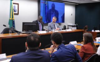 Audiência Pública - Panorama das favelas do Brasil e os desafios para o desenvolvimento da sua população. Dep. Helio Lopes (PL - RJ). Diretor da Consultoria Legislativa e Secretário Executivo do Cedes - Câmara dos Deputados, Aurélio Guimarães Palos