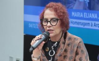 Homenagem à Arquitetura e Urbanismo e aos 65 anos de Brasília. 	Coordenadora da Comissão Ordinária de Exercício Profissional (CEP) - Conselho de Arquitetura e Urbanismo do Brasil - CAU/BR, Maria Eliana Jubé.