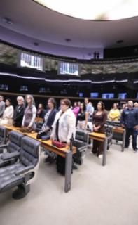 Homenagem aos 45 anos do curso de graduação em Odontologia da UnB.