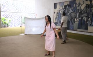 Visita ao Congresso Nacional com apresentação da edição especial do “Visite Encena”. Representando Ana Candanga, Tatiana Sá.