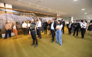 Visita ao Congresso Nacional com apresentação da edição especial do “Visite Encena”.