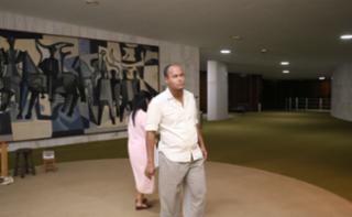 Visita ao Congresso Nacional com apresentação da edição especial do “Visite Encena”. Representando Antônio Candango, Daniel Landim.