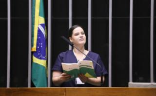 Visita ao Congresso Nacional com apresentação da edição especial do “Visite Encena”. Representando Rose da limpeza, Carolina Franklin.