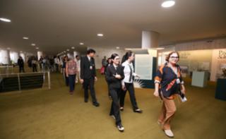 Visita ao Congresso Nacional com apresentação da edição especial do “Visite Encena”.
