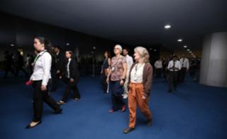 Visita ao Congresso Nacional com apresentação da edição especial do “Visite Encena”.