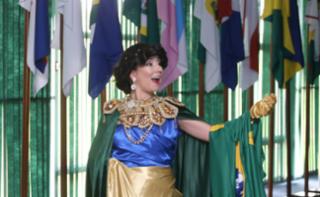 Visita ao Congresso Nacional com apresentação da edição especial do “Visite Encena”. Representando a Federação, Clara Camarano.