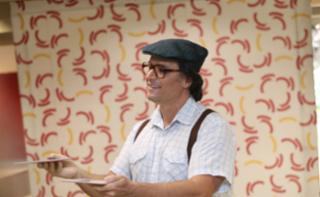 Visita ao Congresso Nacional com apresentação da edição especial do “Visite Encena”.  Representando Athos Bulcão, Antônio Paulo.