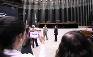 Visita ao Congresso Nacional com apresentação da edição especial do “Visite Encena”.