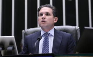 Discussão e votação de propostas legislativas. Presidente da Câmara dos Deputados, Hugo Motta (REPUBLICANOS - PB)