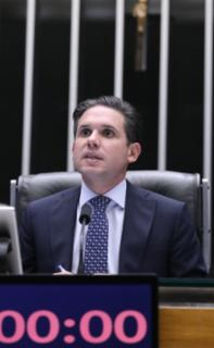 Discussão e votação de propostas legislativas. Presidente da Câmara dos Deputados, Hugo Motta (REPUBLICANOS - PB)