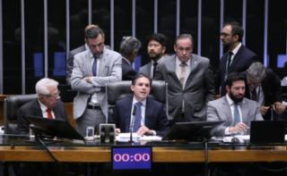 Discussão e votação de propostas legislativas. Presidente da Câmara dos Deputados, Hugo Motta (REPUBLICANOS - PB)