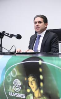 Lançamento da nova era do Programa Ulysses, a Inteligência Artificial da Câmara. Presidente da Câmara dos Deputados, Hugo Motta (REPUBLICANOS - PB)