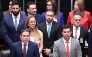 Destinada a inaugurar a 4ª Sessão Legislativa Ordinária da 57ª Legislatura. Presidente da Câmara dos Deputados, Hugo Motta (REPUBLICANOS - PB). Primeiro-Secretário, Dep. Carlos Veras (PT - PE)