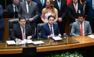 Destinada a inaugurar a 4ª Sessão Legislativa Ordinária da 57ª Legislatura. Presidente do Senado Federal, Davi Alcolumbre (UNIÃO - AP). Presidente da Câmara dos Deputados, Hugo Motta (REPUBLICANOS - PB). Primeiro-Secretário, Dep. Carlos Veras (PT - PE).